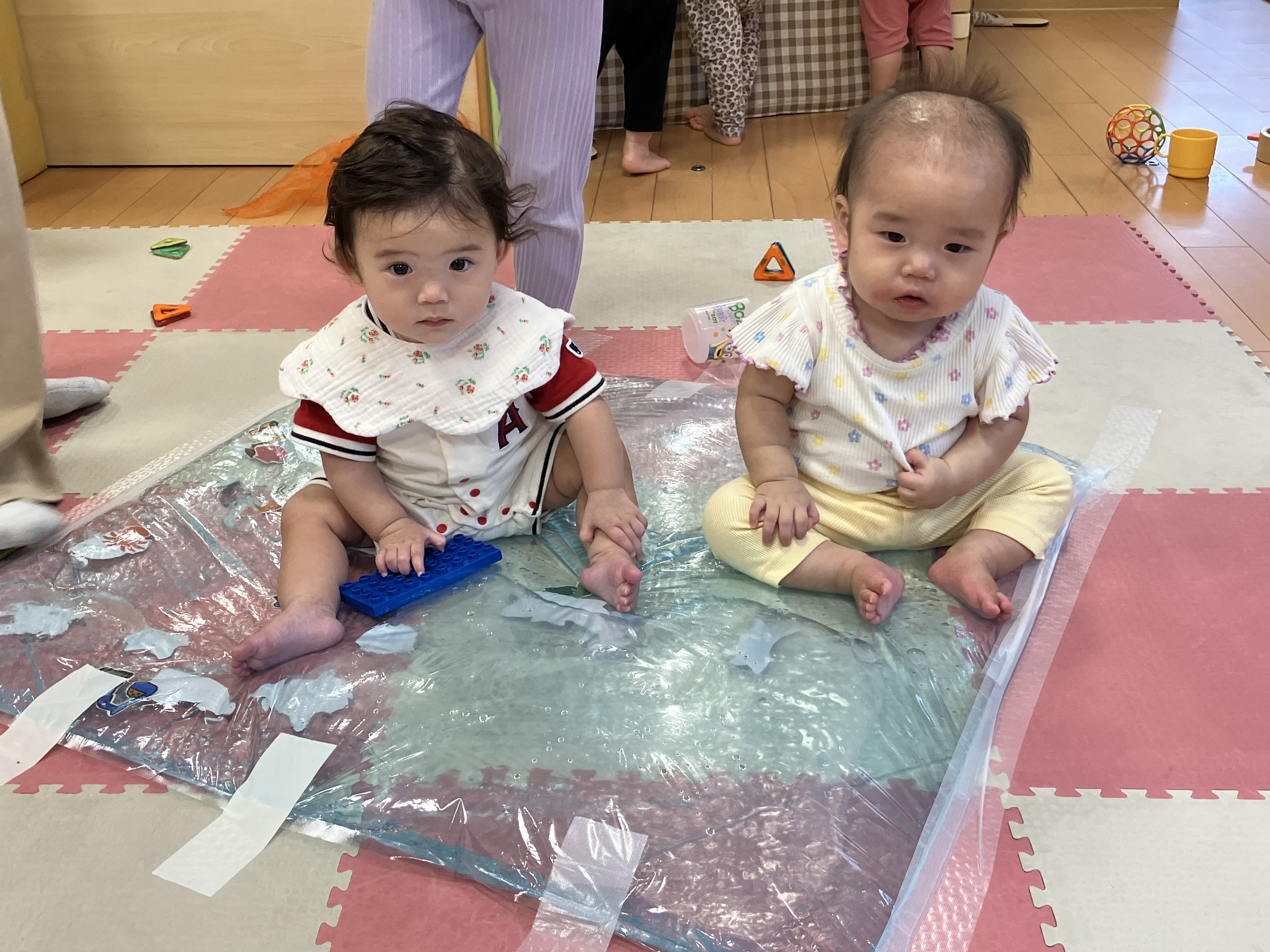 夏の室内遊び〜乳児〜
